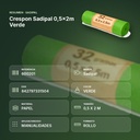 CRESPON SADIPAL 0,5X2M VERDE - resumen de atributos