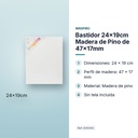 BASTIDOR  24X19CM MADERA DE PINO DE 47X17MM - características principales
