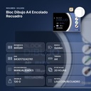 BLOC DIBUJO A4 ENCOLADO RECUADRO - resumen de atributos