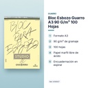 BLOC ESBOZO GUARRO A3 90 G/M² 100 HOJAS - características principales