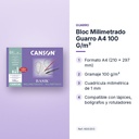 BLOC MILIMETRADO GUARRO A4 100 G/M² - características principales