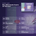 BLOC MILIMETRADO GUARRO A4 100 G/M² - resumen de atributos