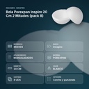 BOLA POREXPAN INSPIRO 20 CM 2 MITADES (PACK 8)  - resumen de atributos