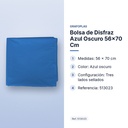 BOLSA DE DISFRAZ AZUL OSCURO 56×70 CM  - características principales