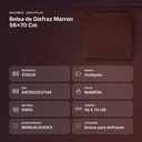 BOLSA DE DISFRAZ MARRON 56×70 CM - resumen de atributos