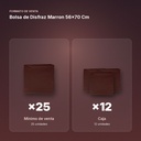 BOLSA DE DISFRAZ MARRON 56×70 CM - formato de venta: caja de 12