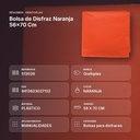 BOLSA DE DISFRAZ NARANJA 56×70 CM - resumen de atributos
