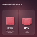 BOLSA DE DISFRAZ ROSA 56×70 CM  - formato de venta: caja de 12