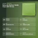 BOLSA DE DISFRAZ VERDE CLARO 56×70 CM  - resumen de atributos