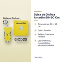 BOLSA DE DISFRAZ AMARILLO 60×90 CM  - características principales