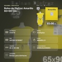 BOLSA DE DISFRAZ AMARILLO 60×90 CM  - resumen de atributos