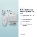 BOLSA DE DISFRAZ BLANCO 60×90 CM  - características principales