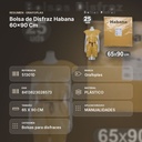 BOLSA DE DISFRAZ HABANA 60×90 CM  - resumen de atributos