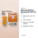 BOLSA DE DISFRAZ NARANJA 60×90 CM  - características principales