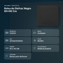 BOLSA DE DISFRAZ NEGRO 60×90 CM  - resumen de atributos