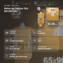 BOLSA DE DISFRAZ ORO 60×90 CM - resumen de atributos