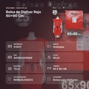 BOLSA DE DISFRAZ ROJO 60×90 CM  - resumen de atributos