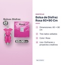 BOLSA DE DISFRAZ ROSA 60×90 CM  - características principales