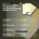 CARTULINAS RAYLU COLORES PASTEL SURTIDOS 50x65CM 180 GRAMOS PACK 25 HOJAS RAYLU - resumen de atributos