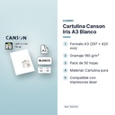 CARTULINA CANSON IRIS A3 BLANCO - características principales