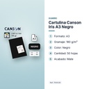 CARTULINA CANSON IRIS A3 NEGRO - características principales