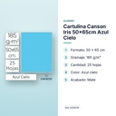 CARTULINA CANSON IRIS 50×65CM AZUL CIELO - características principales