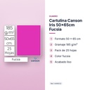 CARTULINA CANSON IRIS 50×65CM FUCSIA - características principales