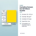 CARTULINA CANSON IRIS 50×65CM GUALDA - características principales