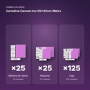 CARTULINA CANSON IRIS 50×65CM MALVA - formato de venta: paquete de 25, caja de 125