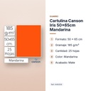 CARTULINA CANSON IRIS 50×65CM MANDARINA - características principales
