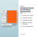 CARTULINA CANSON IRIS 50×65CM NARANJA FLUOR - características principales