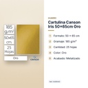 CARTULINA CANSON IRIS 50×65CM ORO - características principales