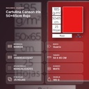 CARTULINA CANSON IRIS 50×65CM ROJO - resumen de atributos