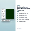 CARTULINA CANSON IRIS  50×65CM VERDE AMAZONAS  - características principales