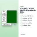 CARTULINA CANSON IRIS 50×65CM VERDE BILLAR - características principales