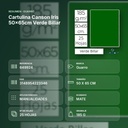 CARTULINA CANSON IRIS 50×65CM VERDE BILLAR - resumen de atributos