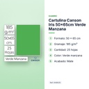 CARTULINA CANSON IRIS 50×65CM VERDE MANZANA - características principales