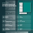 CARTULINA CANSON IRIS 50×65CM VERDE MENTA - resumen de atributos