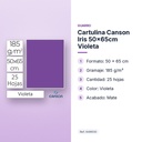 CARTULINA CANSON IRIS 50×65CM VIOLETA - características principales