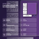 CARTULINA CANSON IRIS 50×65CM VIOLETA - resumen de atributos
