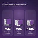 CARTULINA CANSON IRIS 50×65CM VIOLETA - formato de venta: paquete de 25, caja de 125