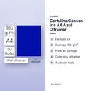 CARTULINA CANSON IRIS A4 AZUL ULTRAMAR - características principales