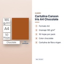 CARTULINA CANSON IRIS A4 CHOCOLATE  - características principales