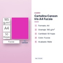 CARTULINA CANSON IRIS A4 FUCSIA - características principales