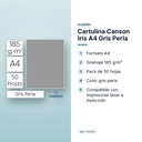 CARTULINA CANSON IRIS A4 GRIS PERLA - características principales