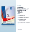CUBIERTA ENCUADERNAR A3 CRISTAL 200M 100UDS - características principales