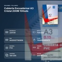 CUBIERTA ENCUADERNAR A3 CRISTAL 200M 100UDS - resumen de atributos
