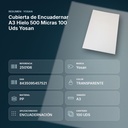 CUBIERTA DE ENCUADERNAR A3 HIELO 500 MICRAS 100 UDS YOSAN - resumen de atributos
