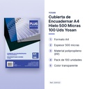 CUBIERTA DE ENCUADERNAR A4 HIELO 500 MICRAS 100 UDS YOSAN - características principales