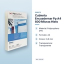 CUBIERTA ENCUADERNAR PP A4 800 MICRAS HIELO - características principales